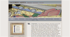 Desktop Screenshot of acornarts.org